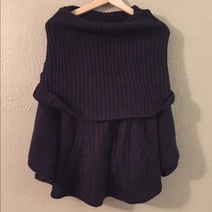H&M poncho with pockets